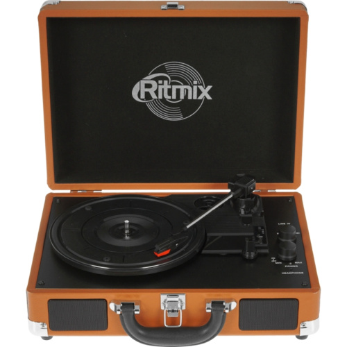 4610121100488 Проигрыватель для винила/ Виниловый проигрыватель RITMIX LP-160B Коричневый фото 2 4610121100488 Проигрыватель для винила/ Виниловый проигрыватель RITMIX LP-160B Коричневый фото 2