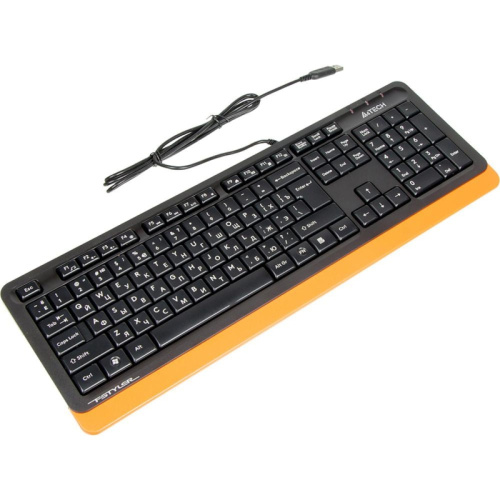 FK10ORANGE Клавиатура A4Tech Fstyler FK10 черный/оранжевый USB (FK10 ORANGE) фото 2 FK10ORANGE Клавиатура A4Tech Fstyler FK10 черный/оранжевый USB (FK10 ORANGE) фото 2
