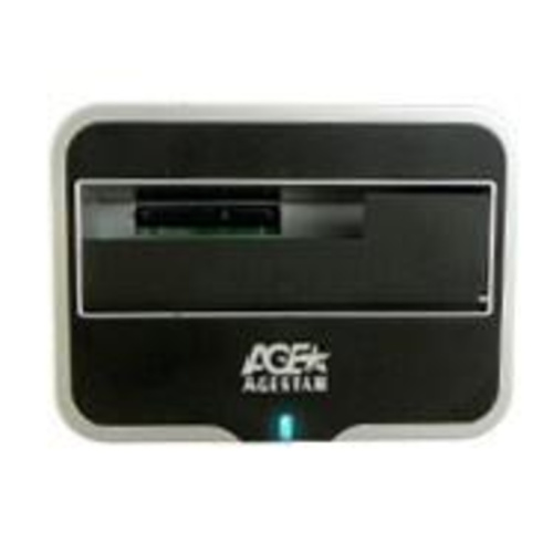 3CBT2 Док-станция для HDD AgeStar 3CBT2 SATA II пластик серебристый 1 [3CBT2] фото 2