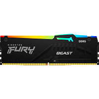 KF556C40BBA-32 Память оперативная/ Kingston 32GB 5600MT/s DDR5 CL40 DIMM FURY Beast RGB XMP