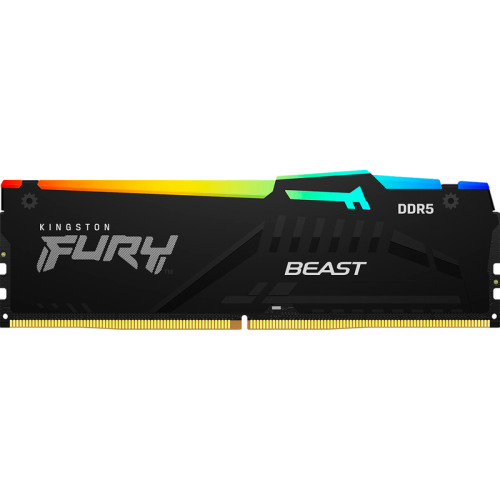KF556C40BBA-32 Память оперативная/ Kingston 32GB 5600MT/s DDR5 CL40 DIMM FURY Beast RGB XMP