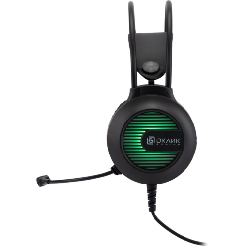 1796949 Наушники с микрофоном Oklick HS-L300G черный 2.2м мониторные оголовье (1796949) фото 15