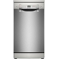 SPS2HMI54Q Отдельностоящая посудомоечная машина Bosch, 45 см, 10 комплектов, 10 программ, электронное управление, дисплей, отсрочка старта, уровень шума 46 дБ, энергоэффективность А+, цвет серебряный