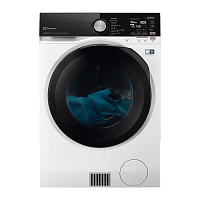 EW9WN249BE Стиральные машины с функцией сушки ELECTROLUX/ Фронтальная загрузка серия PC900, стирка 9кг / сушка 6кг, отжим 1400 об/мин, классы A-40%/A, большой ЖК дисплей, инверторный двигатель с постоянными магнитами, сушка по технологии теплового насоса