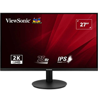 VA2708-2K-HD-2 Монитор ViewSonic 27" VA2708-2K-HD-2 черный IPS LED 4ms 16:9 HDMI матовая 300cd 178гр/178гр 2560x1440 75Hz DP Quad HD 2K (1440p) 4.1кг