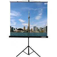 LEV-100107 Экран на треноге Lumien 180x180см Eco View LEV-100107 1:1 напольный рулонный