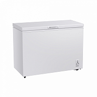 MFL300W Морозильный ларь MAUNFELD/ Отдельностоящий однокамерный морозильный ларь с системой разморозки DeFrost, Габариты (ШхГхВ), мм: 1055x690x835, объем 292л, 14кг/24ч, энергоэффективность A+, механическое управление, стандартный компрессор, цвет белый
