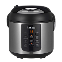 MPC-6034 Мультиварка Midea/ Чаша 2 литра, 5 автоматических программ, режим МУЛЬТИПОВАР, автоподогрев, таймер на 24 часа, мощность 550 Вт