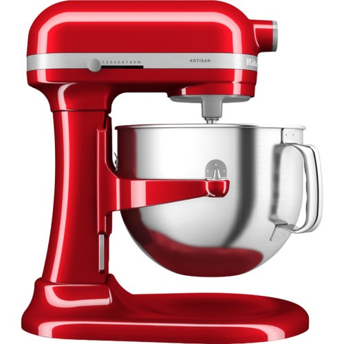 5KSM70SHXECA Настольный миксер KitchenAid Artisan с выдвижной чашей 6.6 л, цвет красный