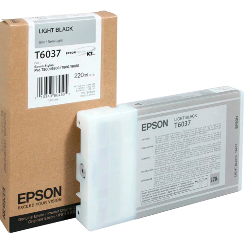 C13T603700 Картридж/ Epson I/C SP-7880/9880 220ml Light Black C13T603700 Картридж/ Epson I/C SP-7880/9880 220ml Light Black