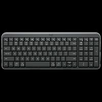 920-013452 Клавиатура Logitech K250 графитовый беспроводная BT slim Multimedia (920-013452)