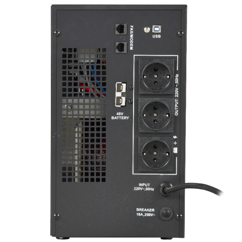 ELT-3000VA-1-L-S ITK ELECTRA LT ИБП 3кВА/2,4кВт 48VDC без АКБ USB Schuko