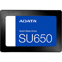 ASU650SS-2TT-R Твердотельный накопитель/ ADATA SSD Ultimate SU650, 2000GB, 2.5" 7mm, SATA3, 3D TLC,R/W 520/450MB/s, IOPs 40 000/65 000, TBW 1120, DWPD 1 (3 года)