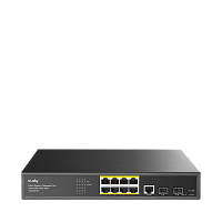 GS2008PS2 Коммутатор/ 8-Port Layer 2 Managed Gigabit PoE+ Switch with 2 Gigabit SFP Slots, 120W
