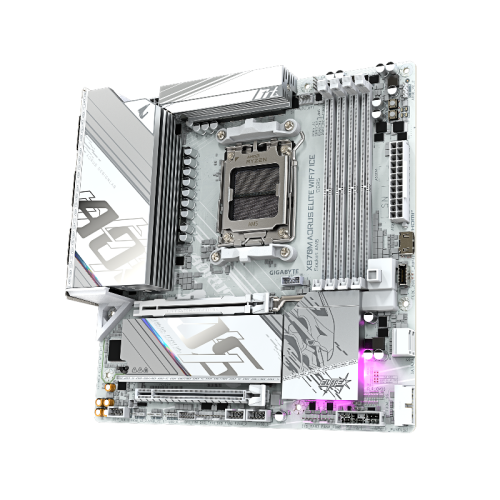 X870MAELITEWF7ICE Материнская плата/ X870M A ELITE WF7 ICE фото 4