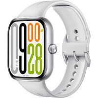 BHR9381GL Смарт-часы Xiaomi Redmi Watch 5 2.07" AMOLED корп.серебристый рем.серый разм.брасл.:135-205мм (BHR9381GL)
