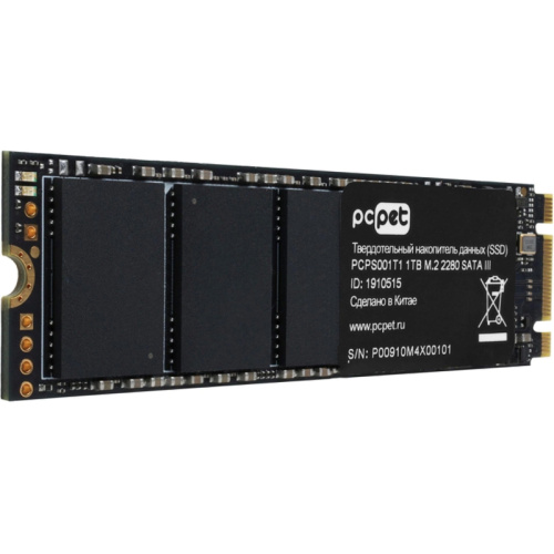 PCPS001T1 Твердотельный накопитель PC Pet SATA-III 1TB PCPS001T1 M.2 2280 OEM [PCPS001T1] фото 3