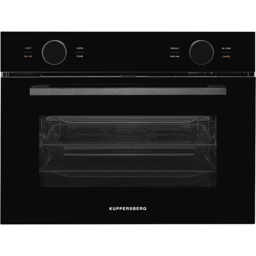 KMW612Black Встраиваемый духовой шкаф Kuppersberg/ с СВЧ, 45 см, 50л, 12 режимов, гидролизная очистка, черный фото 2 KMW612Black Встраиваемый духовой шкаф Kuppersberg/ с СВЧ, 45 см, 50л, 12 режимов, гидролизная очистка, черный фото 2