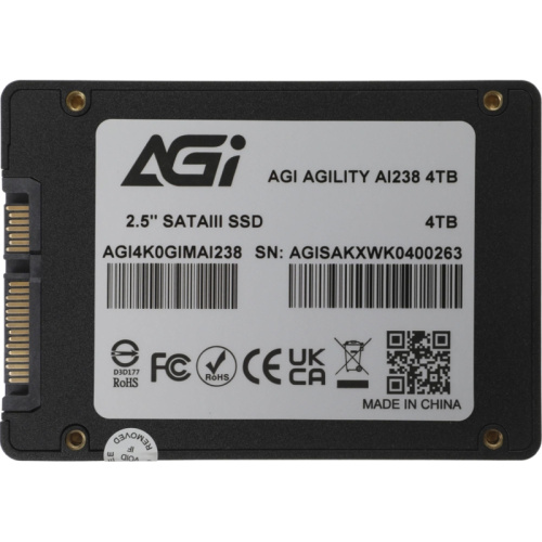 AGI4K0GIMAI238 Твердотельный накопитель AGi SATA-III 4TB AGI4K0GIMAI238 AI238 2.5" [AGI4K0GIMAI238] фото 2