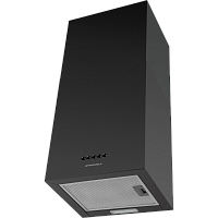 BOXPush40Black Вытяжка Maunfeld/ Кухонная вытяжка MAUNFELD BOX Push 40 Inox, настенная, механическое управление, 1000 м3/ч, 3 скорости, уровень шума 60 дБ, цвет черный