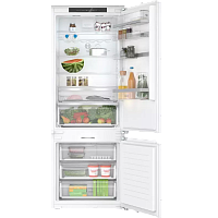 KBN96ADD0 Serie 6, Встраиваемый холодильник, Home Connect, 1935 x 708 x 548 мм, техника плоских шарниров, SN-ST, Объем 382 (284+98)л, NoFrost в морозильном отделении, LED-освещение, BigBox, FreshSense, SuperFreeze, 4 полки из ударопрочного стекла, выдвижн