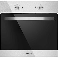 OES660S01 Шкаф духовой электрический HOMSair/ электрический, встраиваемый, механическое управление, 4 функций, 60 л., гриль, эмаль легкой очистки, нержавеющая сталь