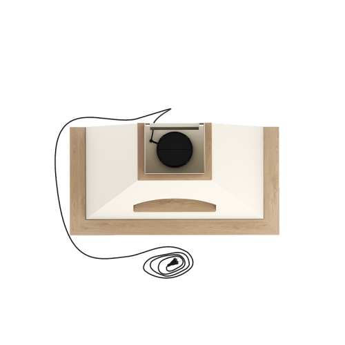 943509 GOOD, Кухонная вытяжка ELIKOR Бельведер Флореале 90П-650-П3Д бежевый/дуб неокр фото 5