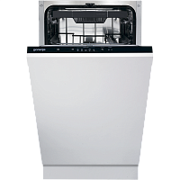 GV520E10 Встраиваемые посудомоечные машины GORENJE/ узкая, Класс энергопотребления: А++ 11 стандартных комплектов посуды Количество корзин: 3 Полный AquaStop Габаритные размеры (шхвхг): 44.8 × 81.5 × 55 см