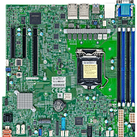 MBD-X12STH-LN4F-Bbundle Материнская плата/ MB Supermicro X12STH-LN4F, Micro-ATX, 1x LGA-1200, Intel C256, 4 DIMM DDR4, 8 SATA3 ports, 1x PCIe 3.0 x4 (in x8 slot), 1x PCIe 4.0 x16, 1x PCIe 4.0 x4 (in x8 slot), 1x M.2 (1x PCIe 3.0 x4, 2280/22110, M-Key)