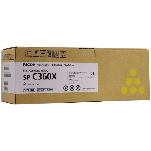 Print Cartridge Yellow SP C360X (9K)