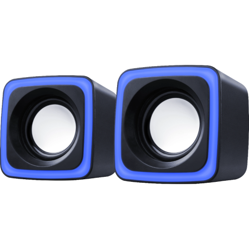 65117 Defender Акустическая 2.0 система Solar 7 6Вт, подсветка, питание от USB фото 3