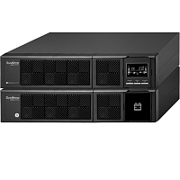 SRVSE2KRTXLI ИБП Systeme Electric Smart-Save Online SRV 2000 ВА, конвертируемый форм-фактор 4U, 230 В, 6 розеток IEC C13, SmartSlot, LCD, USB HID, версия с возможностью увеличения времени автономии, 2 кор.