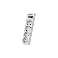 PilotMini Сетевой фильтр Pilot Mini 4 розетки (евро с заземлением), 10А/2.2кВа, автомат, 1.8 м/ Surge protector Pilot Mini 4 euro outlets, 10A / 2.2kVt, automatic circuit-breaker, 1.8 m