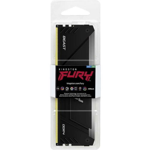 KF436C18BB2A/16 Память оперативная/ Kingston 16GB 3600MT/s DDR4 CL18 DIMM FURY Beast RGB фото 3