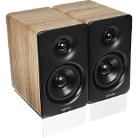 6923520286775 Акустическая система/ Колонки EDIFIER M60 Дуб 66 Вт. Bluetooth: 5.3. Функция воспроизведения аудио файлов с флеш-носителей отсутствует. В комплекте: подставки под колонки*2, зарядный кабель, колоночный кабель, USB-C - USB-C аудио кабель, 3,5