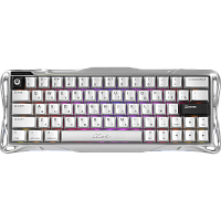6972448924979 Игровая клавиатура/ Клавиатура с магнитными свичами Gravastar Mercury V60Pro XTAL SLV RU