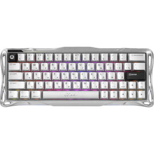6972448924979 Игровая клавиатура/ Клавиатура с магнитными свичами Gravastar Mercury V60Pro XTAL SLV RU 6972448924979 Игровая клавиатура/ Клавиатура с магнитными свичами Gravastar Mercury V60Pro XTAL SLV RU