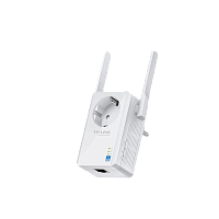 TL-WA860RE Усилитель Wi-Fi/ 300Mbps Wireless N Wall Plugged Range Extender with AC Passthrough, 2.4GHz, 802.11n/g/b, 2 fixed Antennas