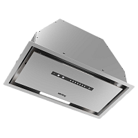 KHI6997X Встраиваемая вытяжка Korting/ Полностью встраиваемая, в шкаф шириной 60 см, электронное сенсорное управление TOUCH SLIDER, 5 режимов, 950 м3/ч., таймер, сенсор дыма и пара (с функцией автоматического включения), пульт ДУ, алюминиевые жировые филь