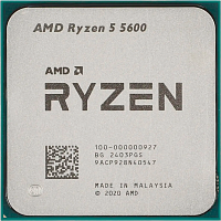 100-000000927 Процессор/ CPU AM4 AMD Ryzen 5 5600 (6C/12T, 3.5/4.4GHz, 32MB, 65W) OEM