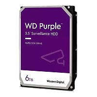 WD63PURU Жесткий диск/ HDD WD SATA3 6TB Purple 5400 RPM 256Mb 1 year warranty (replacement WD62PURZ, WD63PURZ)