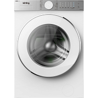 KWM50IM140 Стиральная машина KORTING/ Стиральная машина KORTING, отдельностоящая, глубина 53 см, загрузка 8 кг, 1400 об/мин, 16 программ, сенсорное управление, инверторный двигатель, отложенный старт, цифровой дисплей, энергоэффективность А+++, цвет белый