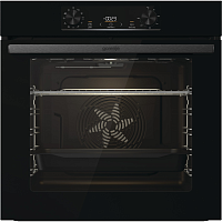 BO6735E02BK Встраиваемые электрические духовки GORENJE/ Духовой шкаф, Полезный объем: 77 л, Стандартный шарнир дверцы, Решетка, Съемные направляющие, Дверца CompactDoor: 2 стекла + 1 термослой, Габаритные размеры (вхшхг): 59,5 × 59,5 × 56,4 см, Вес (брутт