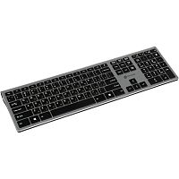 1196549 Клавиатура Oklick 890S серый USB беспроводная slim