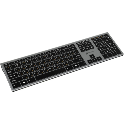 1196549 Клавиатура Oklick 890S серый USB беспроводная slim 1196549 Клавиатура Oklick 890S серый USB беспроводная slim