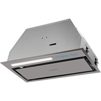 Clare60Inox Встраиваемая вытяжка MAUNFELD/ Встраиваемая вытяжка, 60 см, 1050 м3/ч, 50 дБ, 3 скорости, таймер, нержавеющая сталь