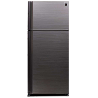 SJXP59PGSL Холодильник Sharp/ Холодильник. 185 см. No Frost. A+ Серебристое стекло