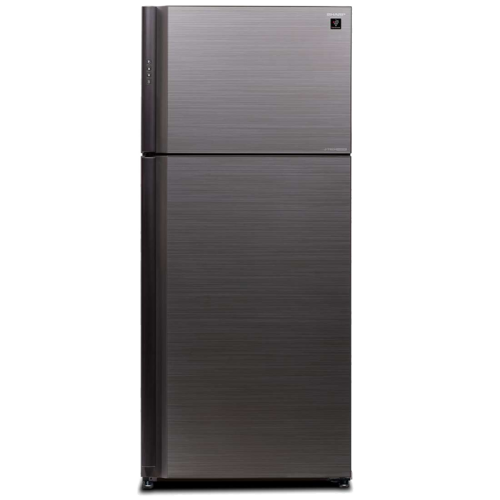 SJXP59PGSL Холодильник Sharp/ Холодильник. 185 см. No Frost. A+ Серебристое стекло