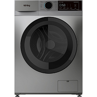 KWM45IS148S Стиральная машина с паром KORTING/ Стиральная машина с паром KORTING, узкая (45см), загрузка 8 кг, 15 программ, 1400 об/мин, LED дисплей, сенсорное управление, инверторный мотор, отложенный старт, контроль баланса барабана, энергоэффективность
