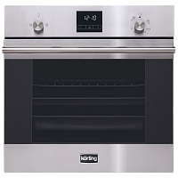 OGG771CFX Встраиваемый духовой шкаф Korting/ Газ, Crystal, 59.7 х 59.6 x 56.5, газовая, газовый гриль, конвекция, дисплей Cold White с сенсорным управлением, газ-контроль, электроподжиг, телескопические направляющие на 1 уровне, нержавеющая сталь